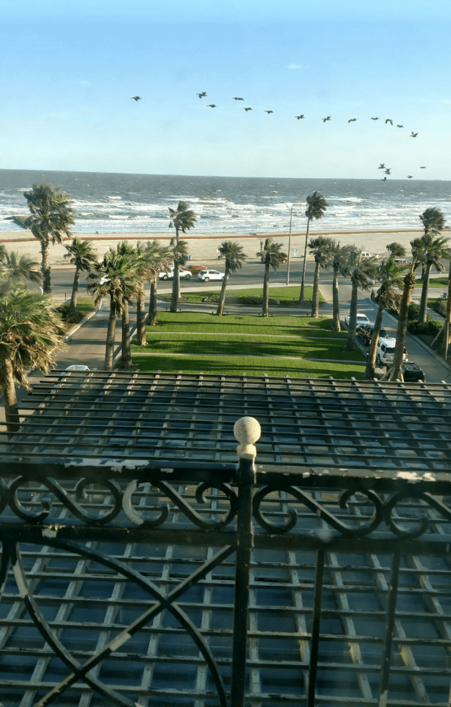 Beach View From A Balcony